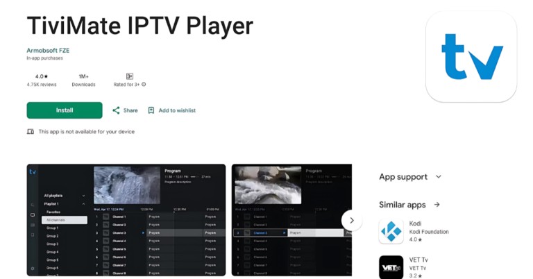 IPTV for Chromecast