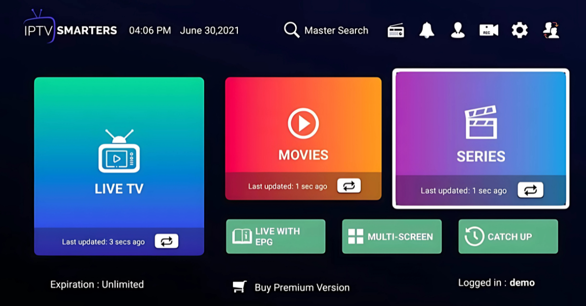 IPTV Streaming on Google Chromecast