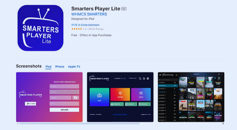 Install IPTV on iPhone